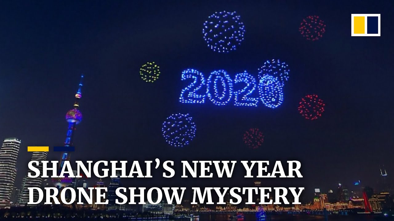 China new year drone show 2055